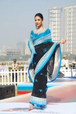 Model walk the ramp for Designer Azeem Khan showcases his latest collection at AGP Million Race in Mumbai on 19th Feb 2012 (52).JPG
